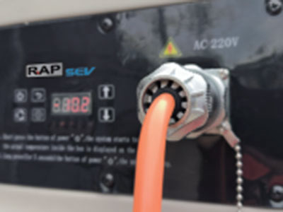 22V外部電源、コントロールパネル